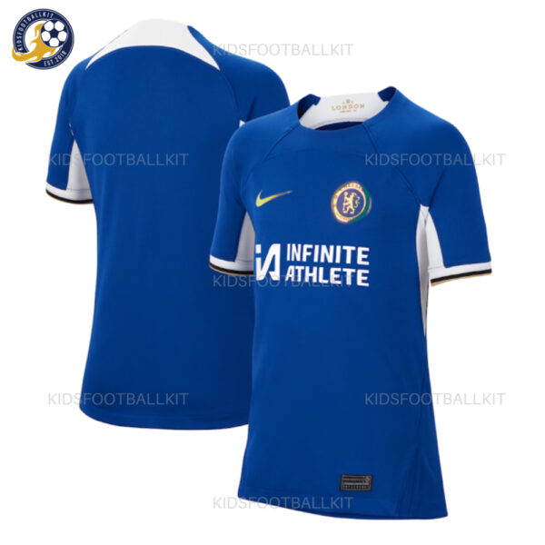 Chelsea Home Men Football Shirt Sponsor