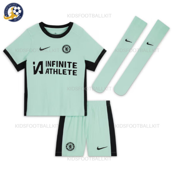Chelsea Third Kids Football Kit Sponsor