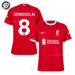 Liverpool Home Men Football Shirt 2023/24 SZOBOSZLAI 8 Printed