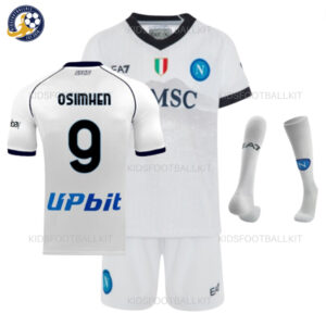Napoli Away Kids Football Kit OSIMHEN 9