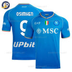 SSC Napoli Home Men Football Shirt 2023/24 OSIMHEN 9 Printed