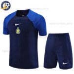 Al Nassr Sapphire Blue Training Tracksuit Kids Football Kit 2023/24 (No Socks)