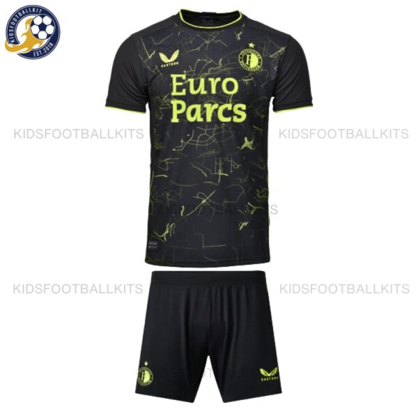 Feyenoord Fourth Kids Football Kit 2023/24