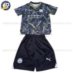 Manchester City Special Edition Black Gold Kids Football Kit 2023 (No Socks)
