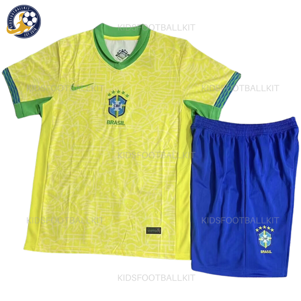 Brazil Home Kids Football Kit 2024/25