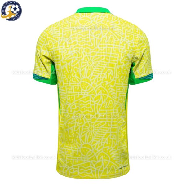 Brazil Home Men Football Shirt 24_25-back view