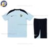 France White Tracksuit Kids Football Kit 24/25