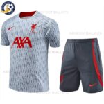 Liverpool Grey Red Training Adult Football Kit 2023/24 (No Socks)