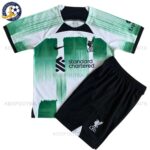 Liverpool Special Edition Green & White Kids Football Kit 2023/24