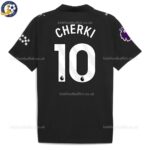 Man City CHERKI 10 Away Men Football Shirt 25_26 - Back View