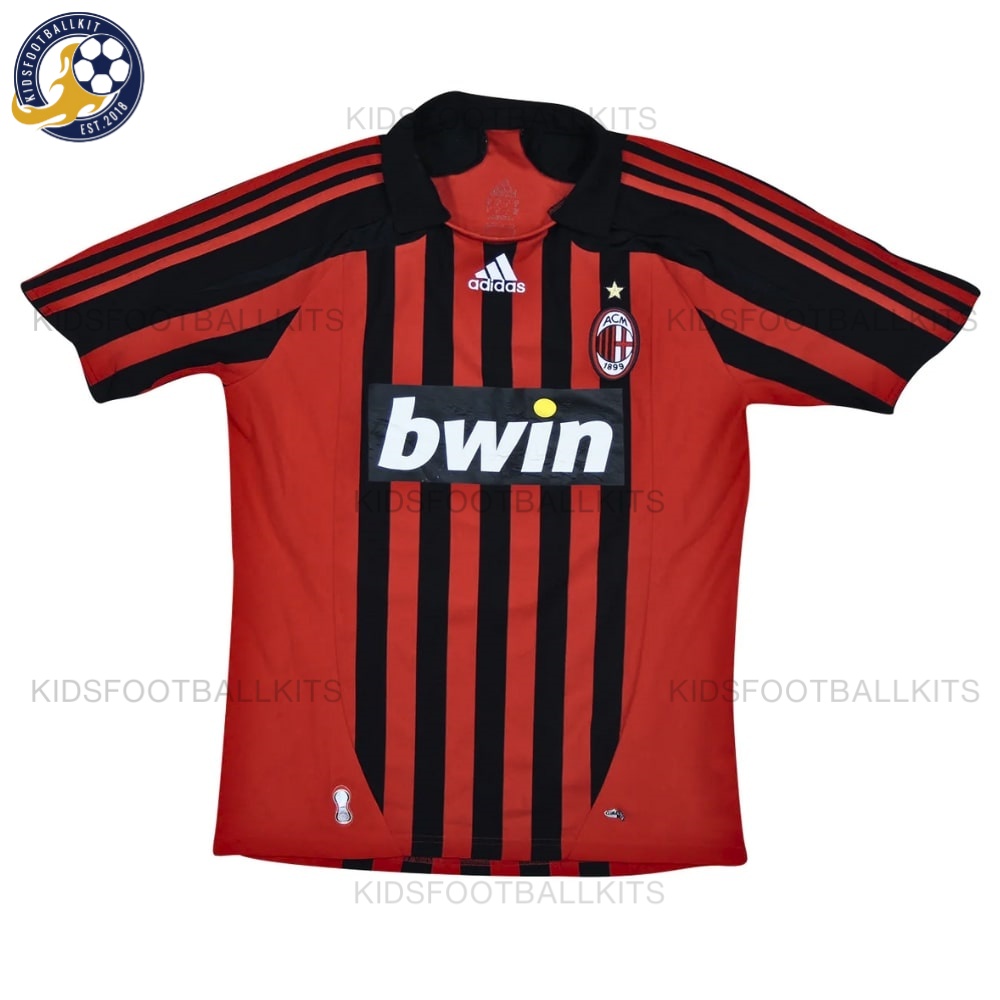 Retro AC Milan Home Men Football Shirt 07/08