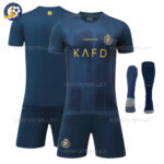 Al Nassr Away for Men and Kids Football Kit 2023/24 (With Socks)