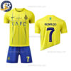 Al Nassr Home Kid Kit 23-24 Ronaldo 7 Printed