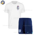 England 150 Anniversary Pre Match Kids Football Kit (No Socks)