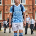 Manchester City Haaland 9 Home Kids Kit 2024/25 - AI GEN