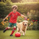 Portugal 25/26 RONALDO 7 Home Kids Football Kit - AI GEN