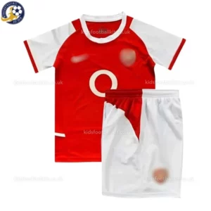 Retro Arsen^_^aI Home Kids Football Kit 2002/04 (No Socks) - blur