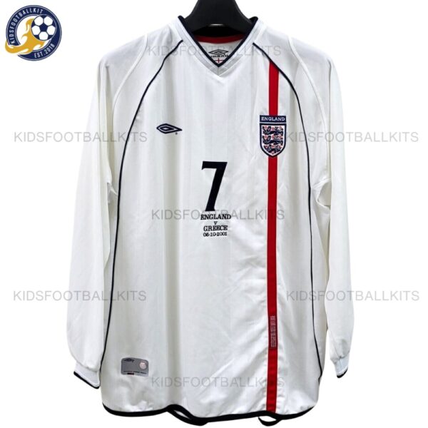 England Beckham 7 Home Replica Shirt