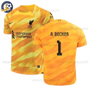 Liverpool Goalkeeper Yellow A.Becker 1 Men Football Shirt