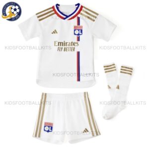 Lyonnais Home Kids Football Kit