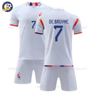 Belgium Away Kids Kit 2022 DE BRUYNE 7