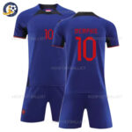 Netherlands Away Kids Football Kit 2022 MEMPHIS 10 Printed (No Socks)