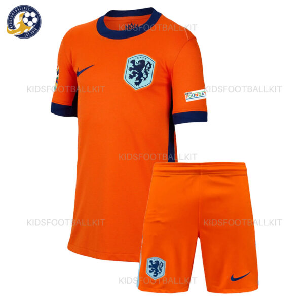 Netherlands Home Kid Football Kit 2024