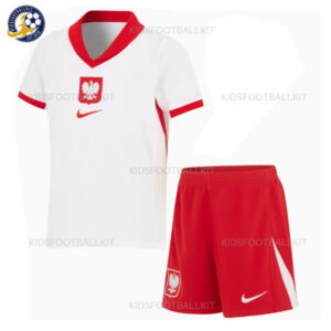 Poland Away Euro Junior Football Kit 2024