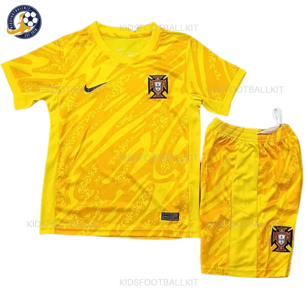 Portugal Yellow Goalkeeper Junior Kit 2024