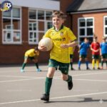 Wrexham Away Kids Football Kit 2025/26 - AI GEN