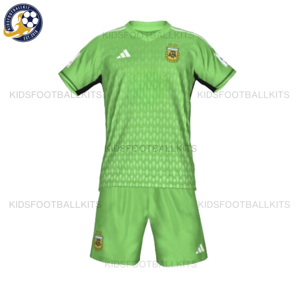 Argentina Green Goalkeeper Junior Kit 2022