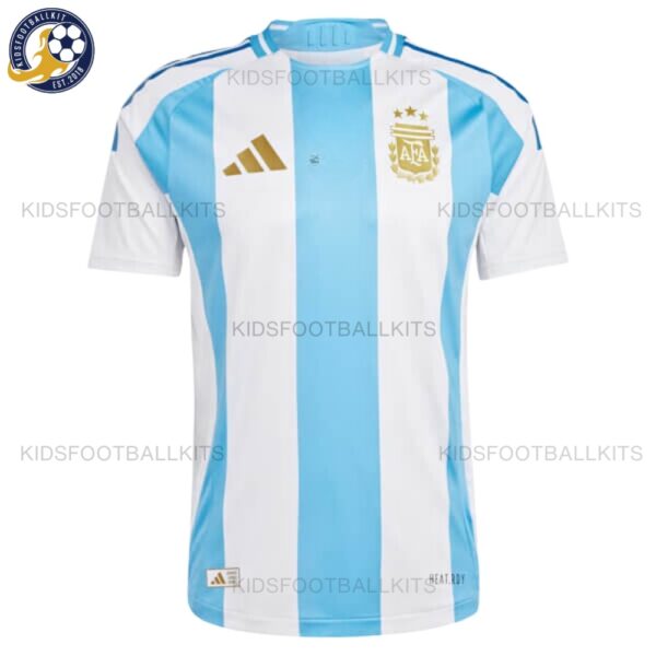 Argentina Home White Short Kids Football Kit 2024/25