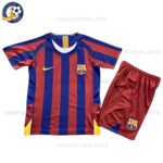 Retro Barcelona Home Kids Football Kit 2005/06 (No Socks)