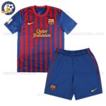 Retro Barcelona Home Kids Football Kit 2011/12 (No Socks)
