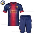 Retro Barcelona Home Kids Football Kit 2012/13 (No Socks)