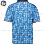 England Blue 1990 Men Football Shirt