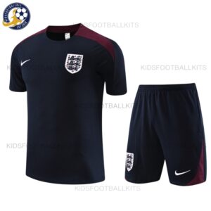 England Dark Blue Training Kids Football Kit 23/24