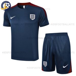 England Sapphire Blue Training Kids Football Kit 23/24