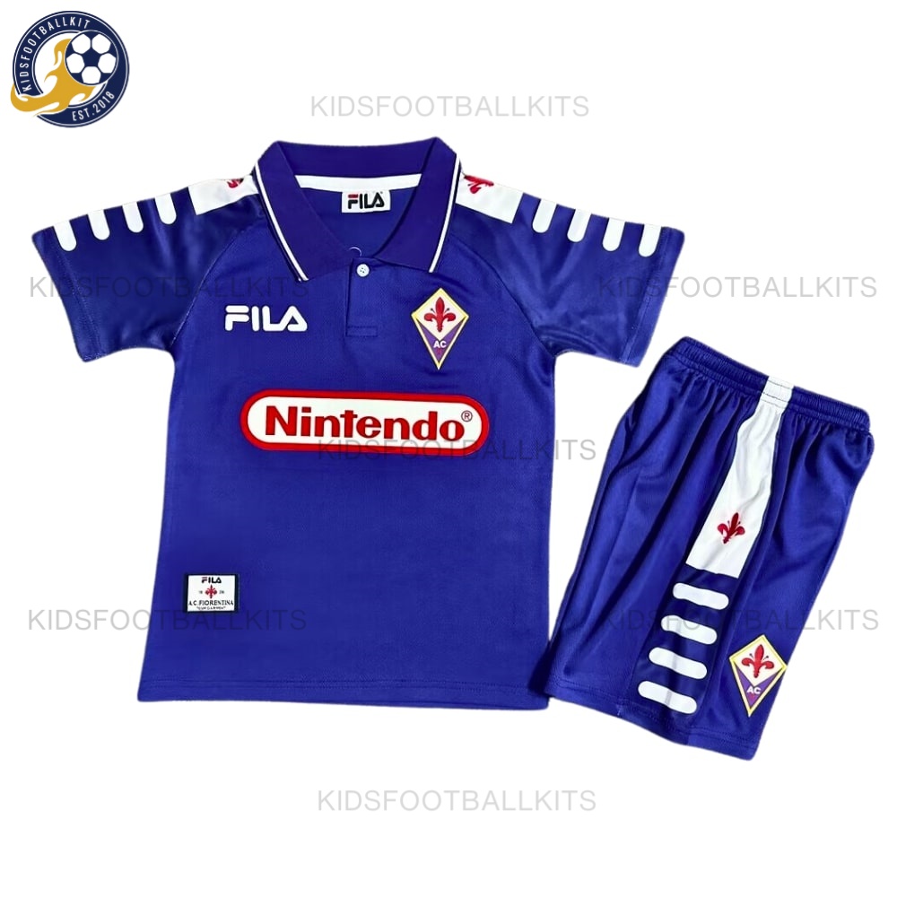 Fiorentina Home Kids Football Kit 98/99