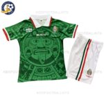 Retro Mexico Home for Men and Kids Football Kit 1998 (No Socks)