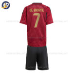 Belgium Home Kids Kit 2024 DE BRUYNE 7