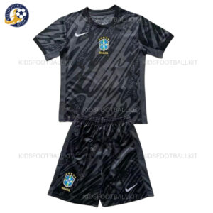 Brazil Black Goalkeeper Junior Kit 2024