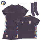 England Away Junior Football Kit 2024/25 (With Socks)