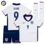 England Home Junior Football Kit 2024 KANE 9 Printed (With Socks)