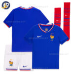France Home Kids Football Kit 2024 (With Socks)