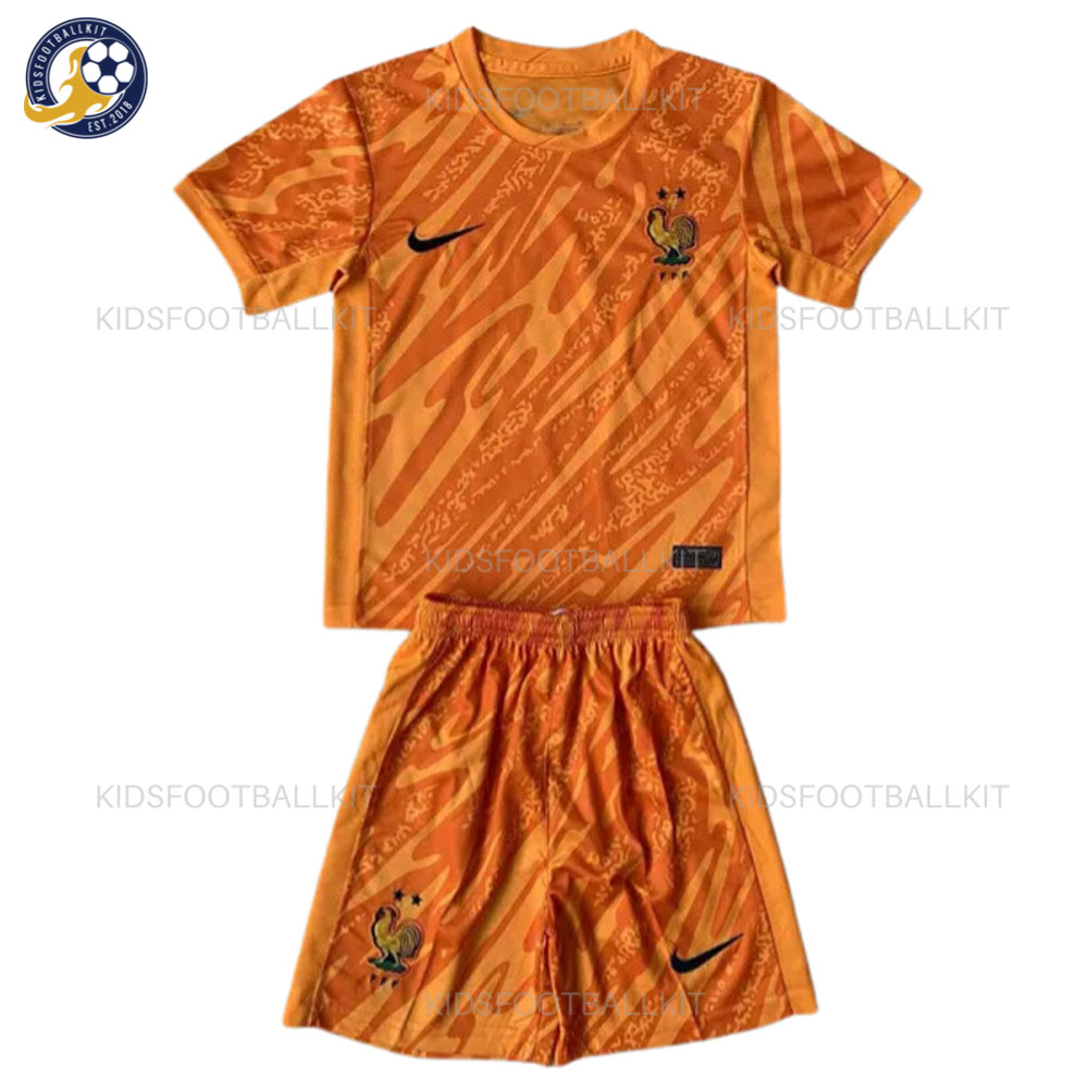 France Orange Goalkeeper Junior Kit 2024