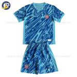 USA Blue Goalkeeper Junior Football Kit 2024