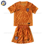 USA Orange Goalkeeper Junior Football Kit 2024 (No Socks)