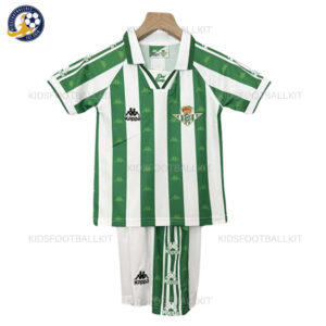 Retro Real Betis Home Kids Football Kit 1995/97