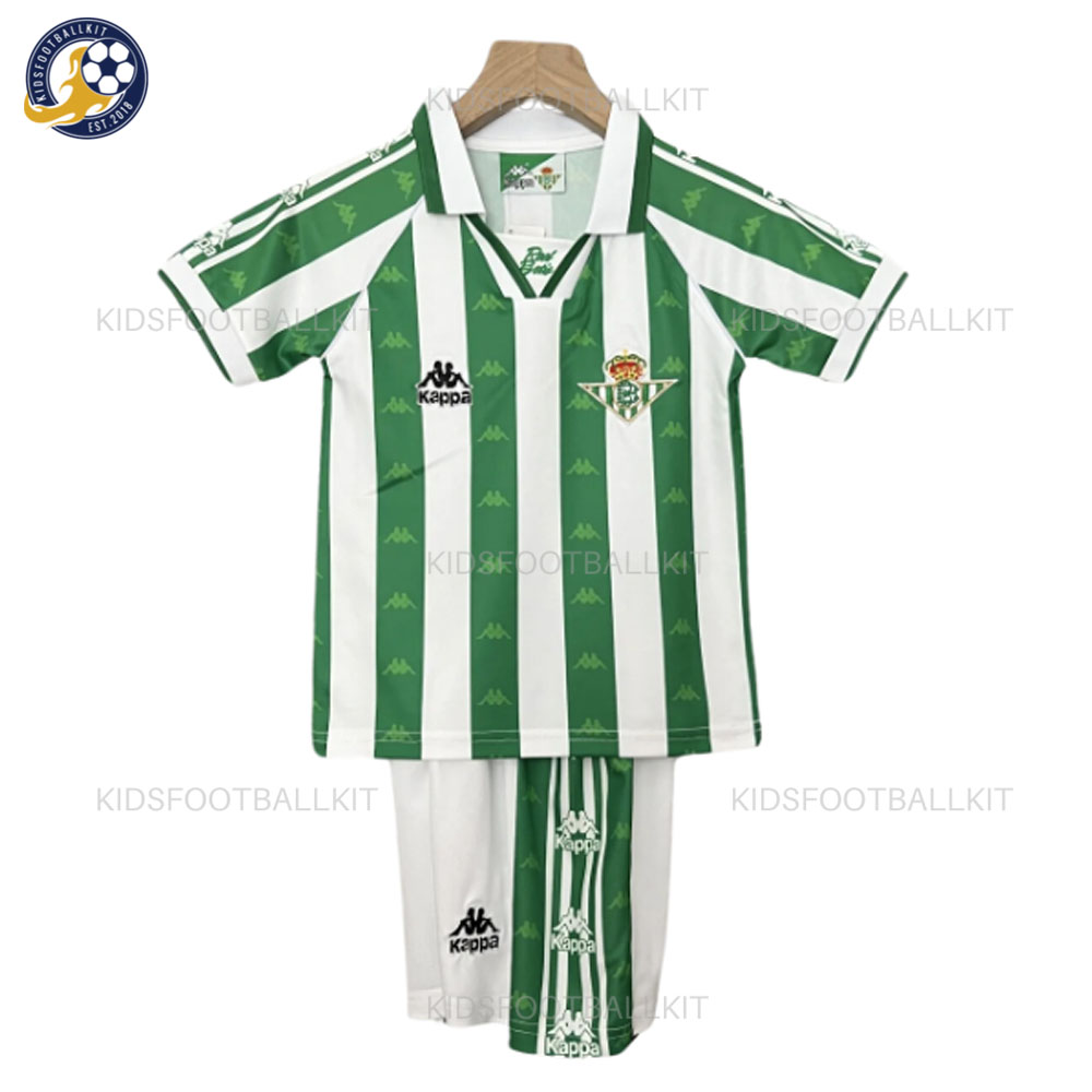 Retro Real Betis Home Kids Football Kit 1995/97